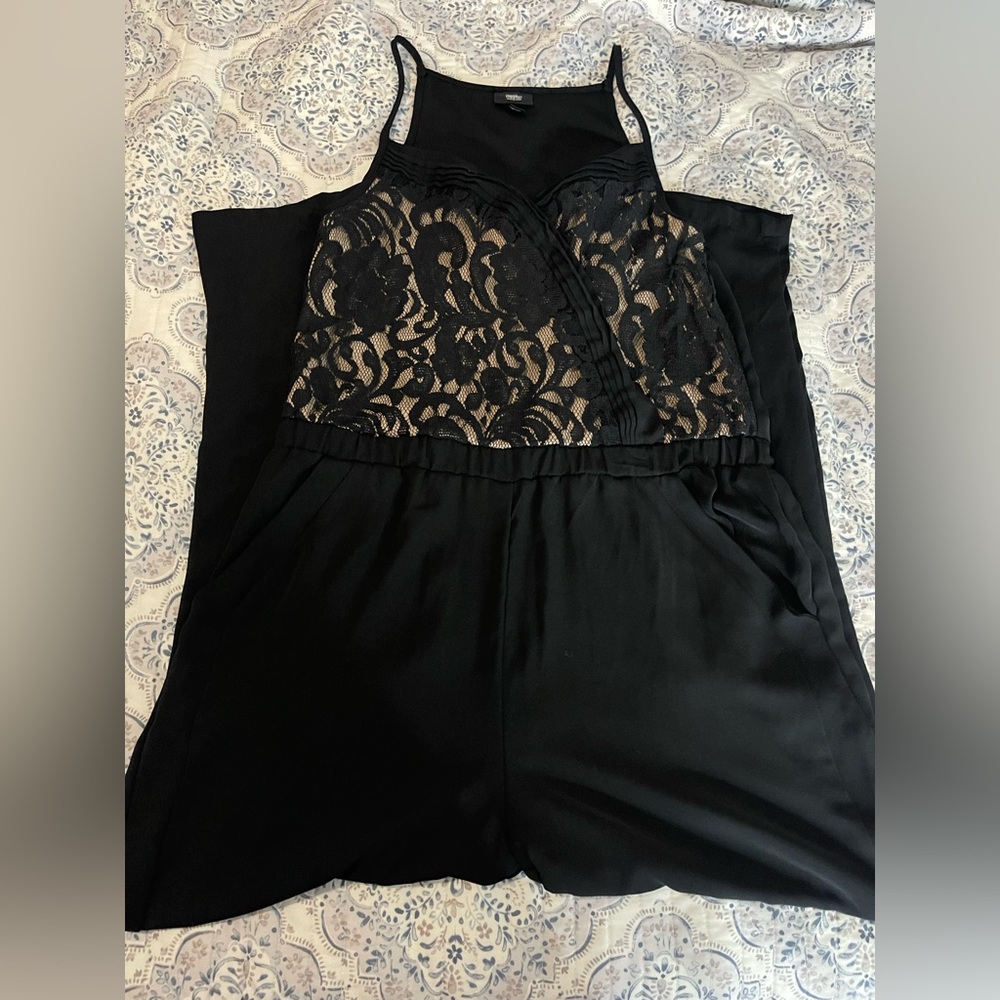 Massimo Black Lace Jumpsuit